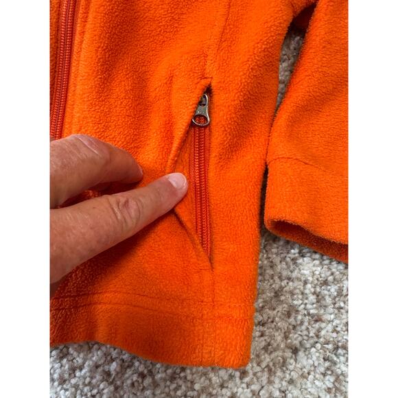 COLUMBIA Boys zip up Hoodie/Sweatshirt/Fleece, size 2T; ORANGE - Picture 11 of 12